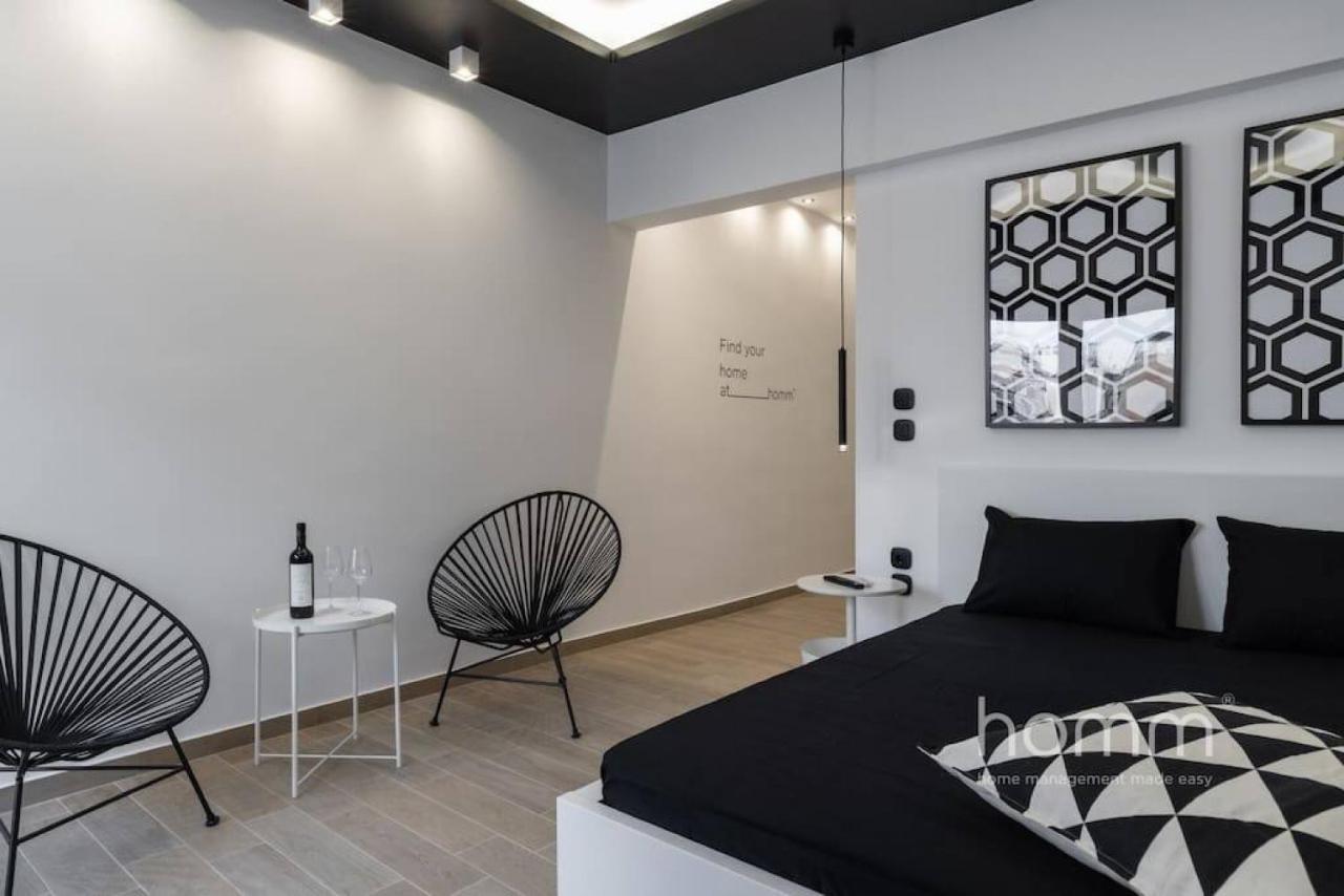 34Sqm Minimal Homm Apartment With Acropolis View アテネ エクステリア 写真