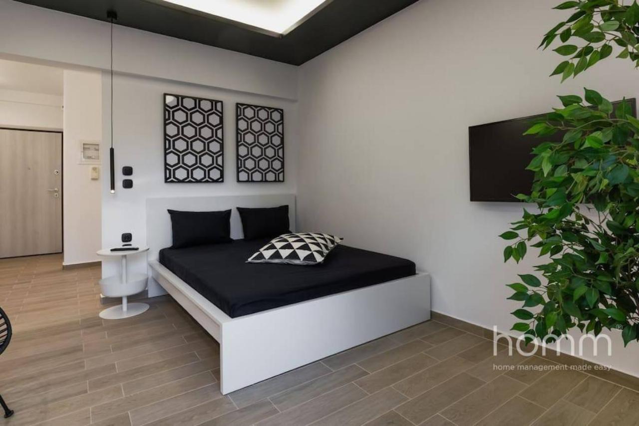34Sqm Minimal Homm Apartment With Acropolis View アテネ エクステリア 写真