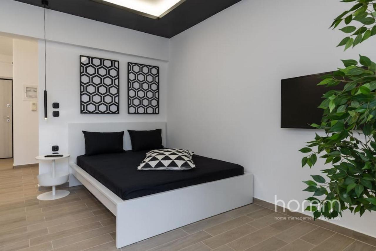 34Sqm Minimal Homm Apartment With Acropolis View アテネ エクステリア 写真