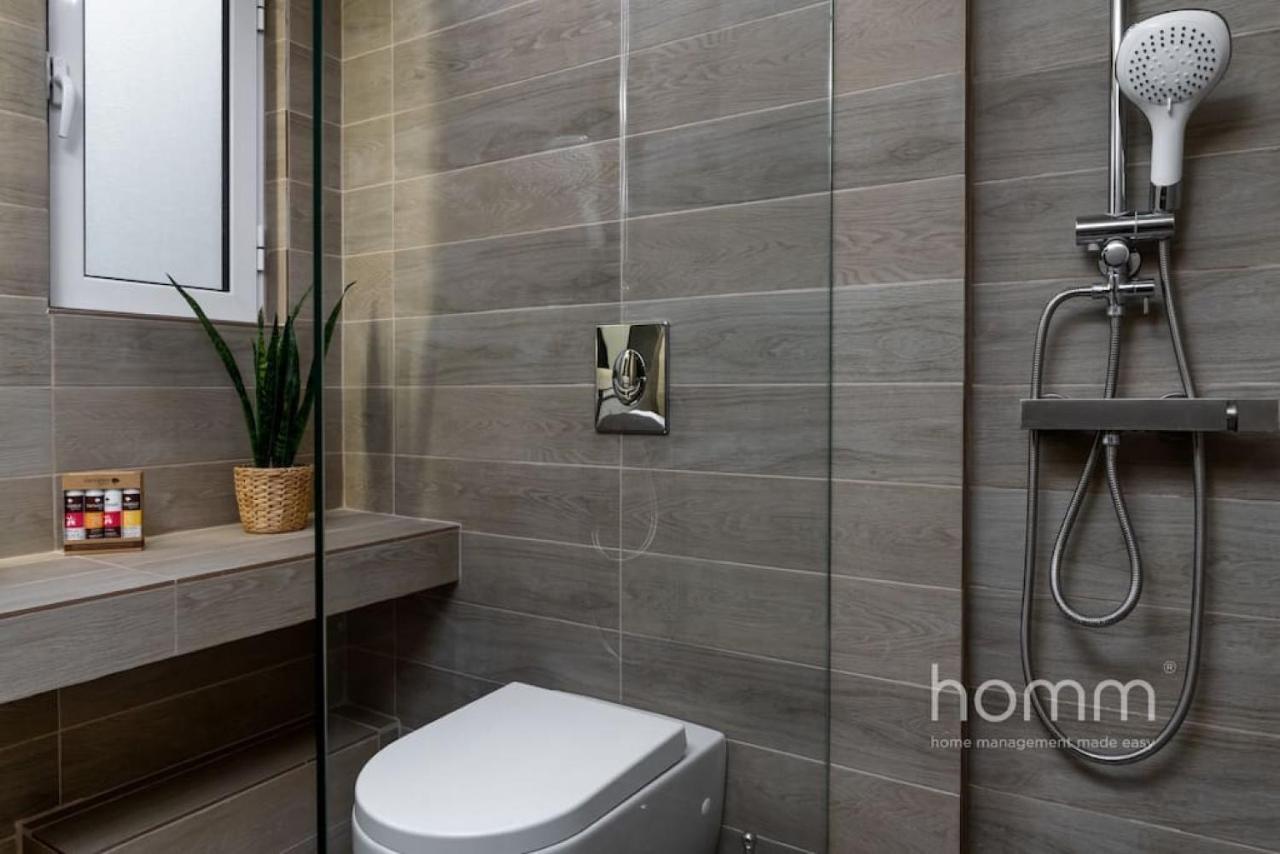 34Sqm Minimal Homm Apartment With Acropolis View アテネ エクステリア 写真